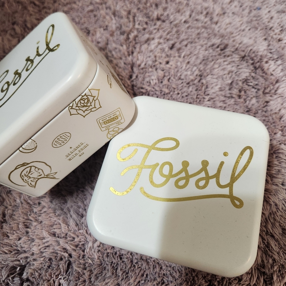 Fossil Jewelry Tin